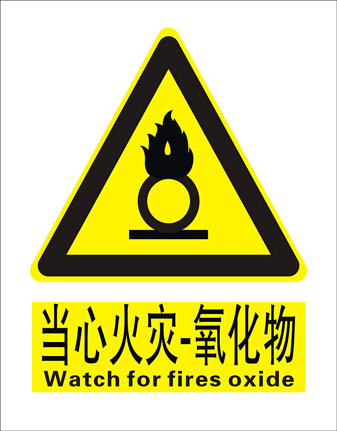 常见消防安全当心氧化物火灾标志的识别